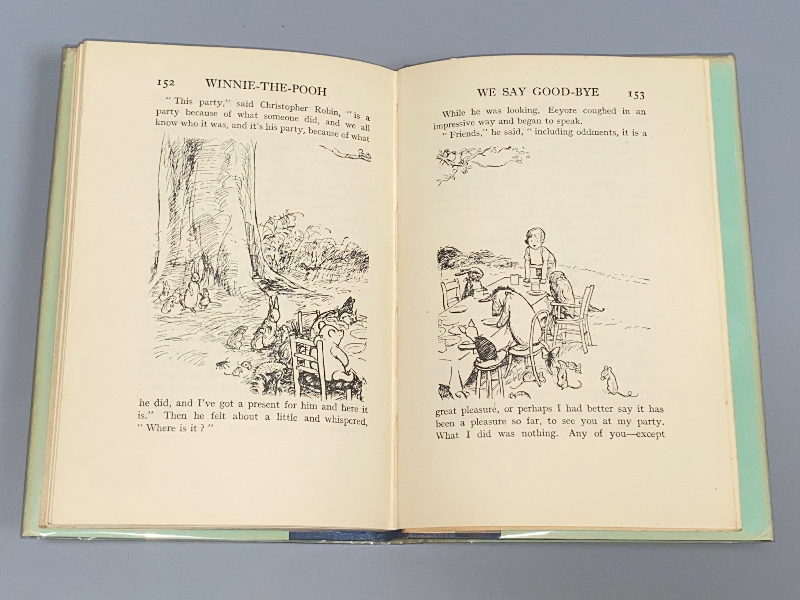 WINNIE-THE-POOH – A.A Milne [136] Illustrated Ernest H. Shepard with dust jacket