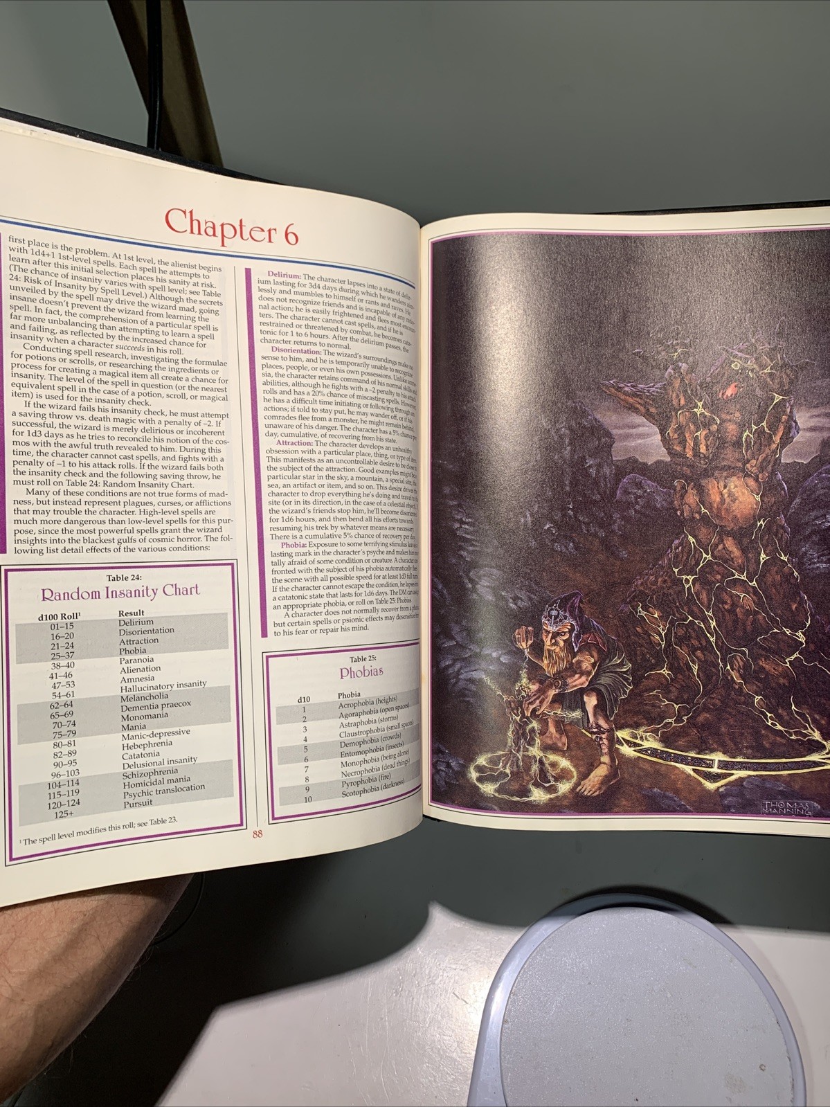 TSR AD&D Player’s Option: Spells & Power Harcover 2163 1st Print Vintage 1996