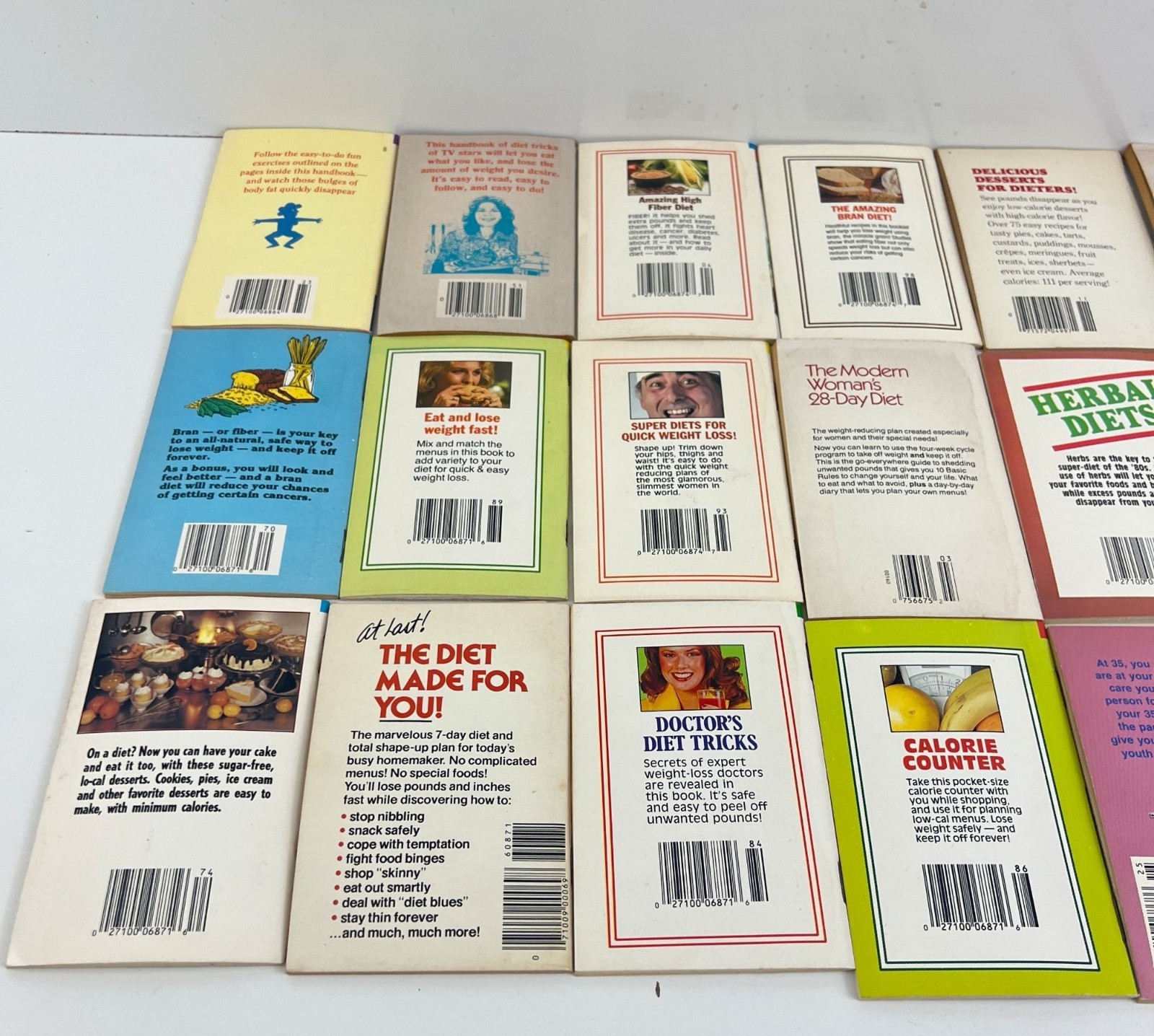 17 Globe Mini Mag Dell Purse Book Diet Weight Loss Vintage Mini Books 1980s