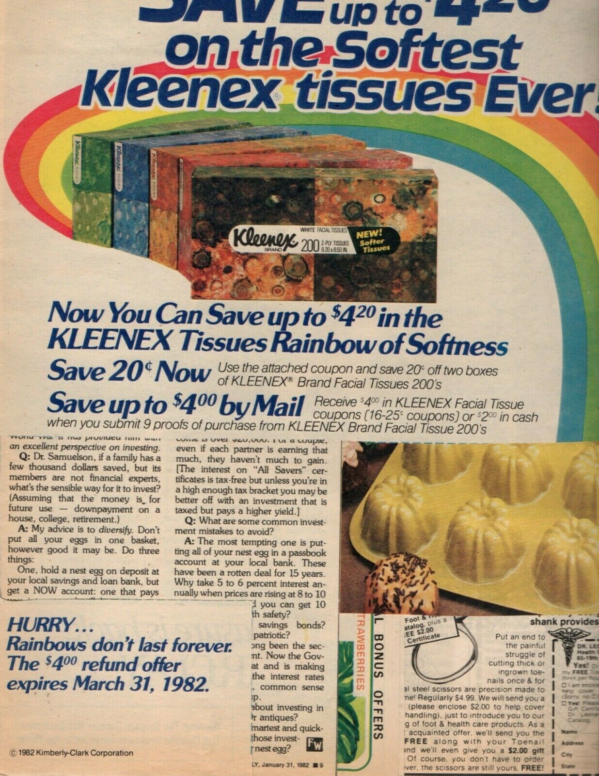 Family Weekly January 31 1982 Strom Thurmond Investment Tips Hall and Oates
