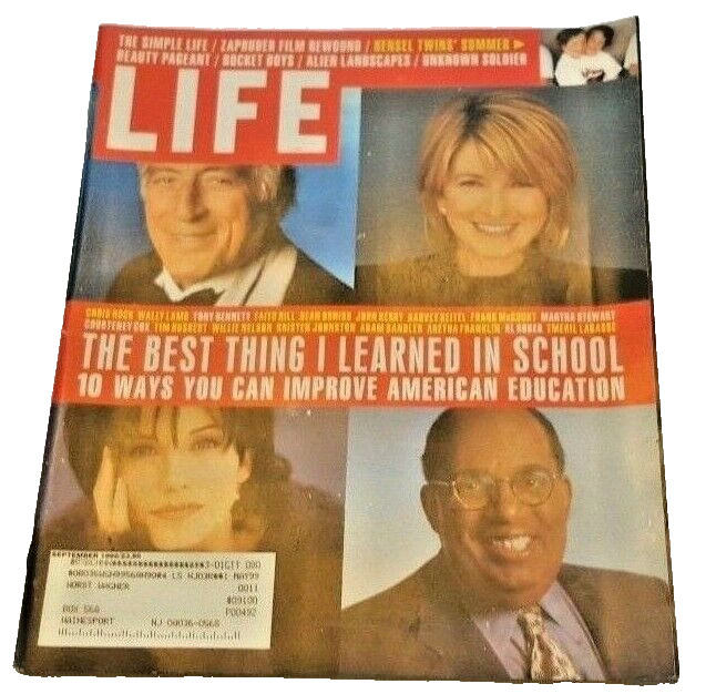 September, 1998 LIFE Magazine AL ROKER Martha Stewart ads FREE SHIP 1990s ads 98