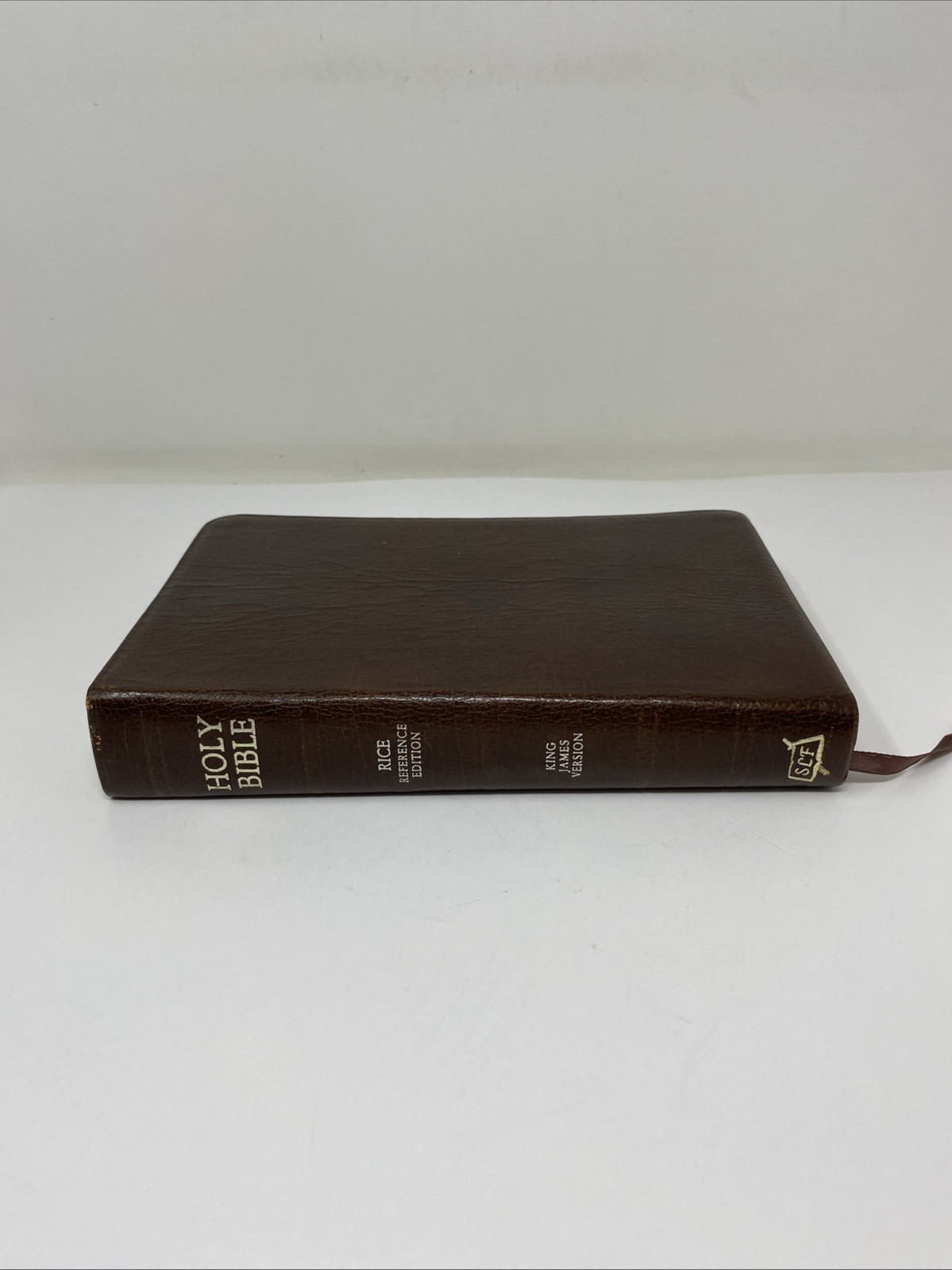 Rice Reference Bible KJV Genuine Cowhide Red Letter 1981 Nelson Limited Edition