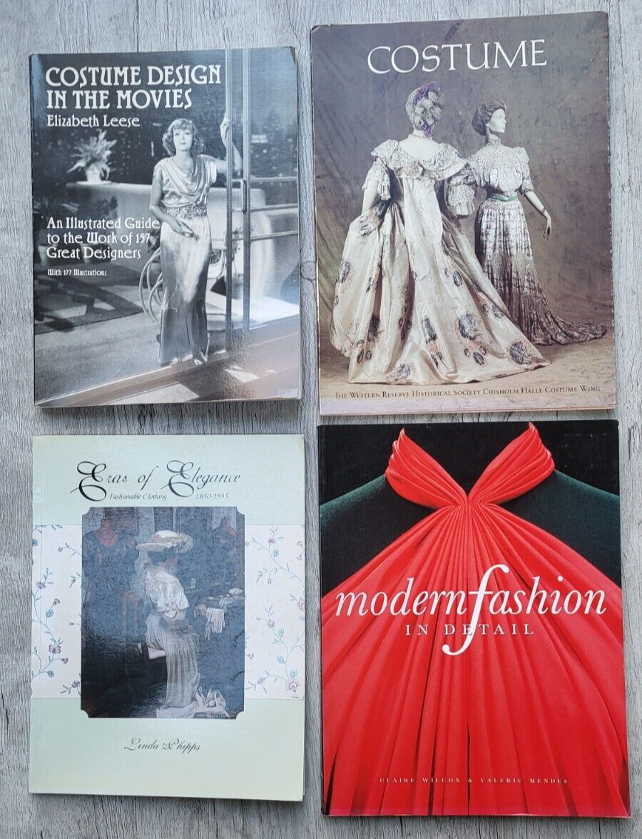4 Books: Costume Design in the Movies, Eras of Elegance, Costume, Modern Fashion