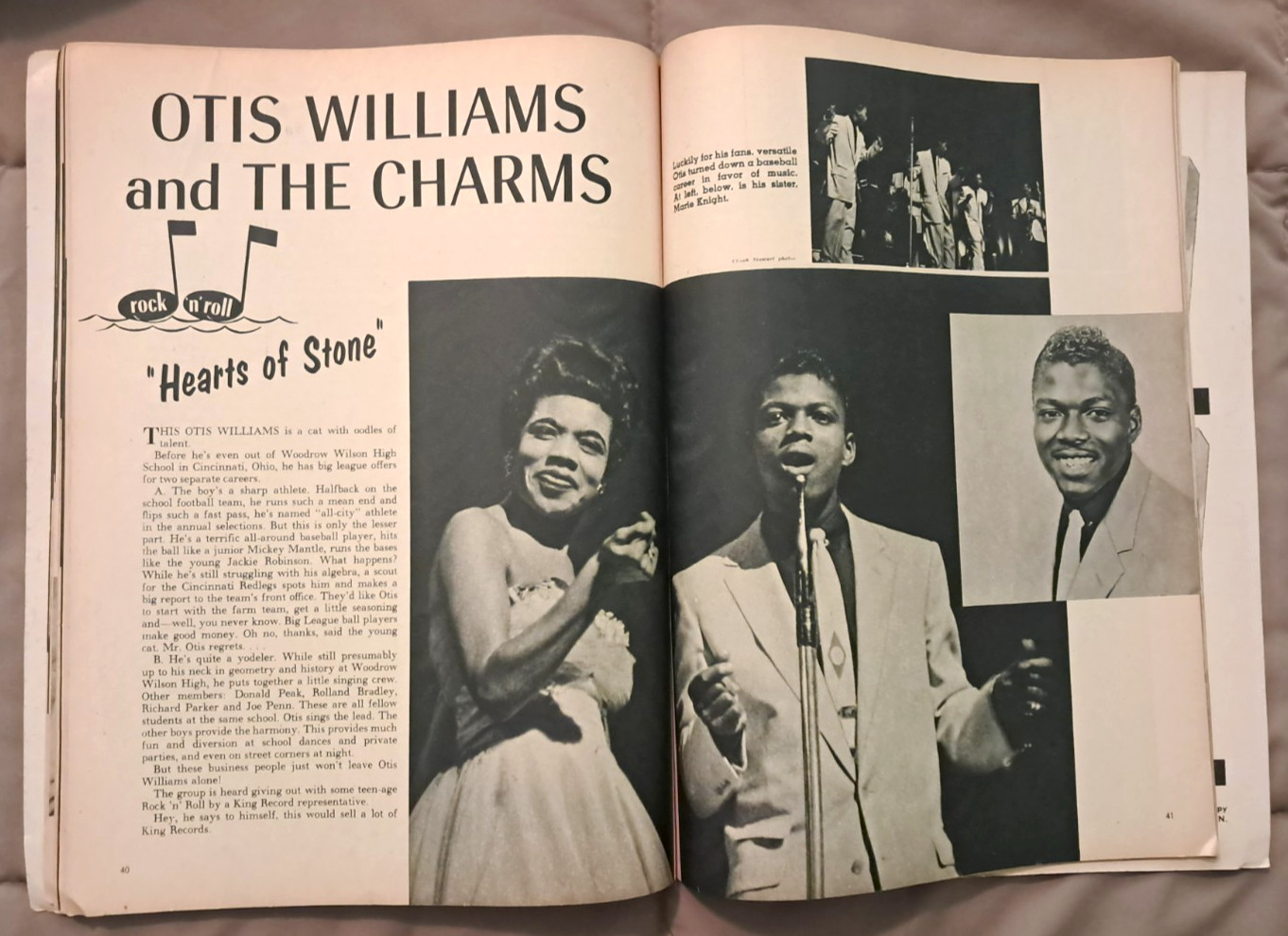 Rock ‘N Roll Stars 1956 Photo Magazine (Elvis/Fats Domino/Carl Perkins/Platters)