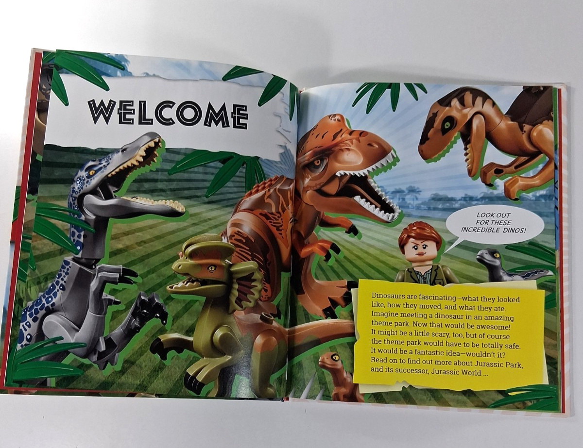 LEGO JURASSIC WORLD COLLECTION – 8 BOOK SET LOT
