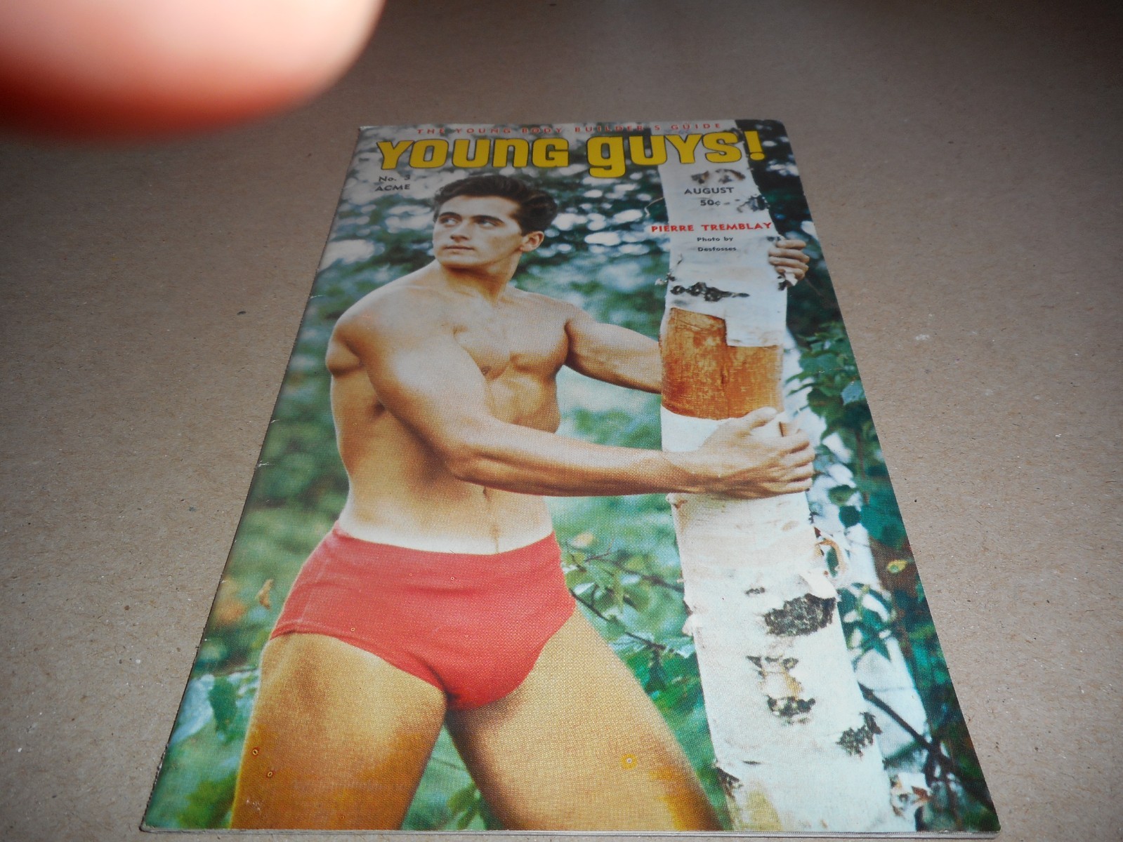 Young Guys Vol. 1, No.3, Aug. 1966 Tomorrow’s Man, Vintage Beefcake, Rare
