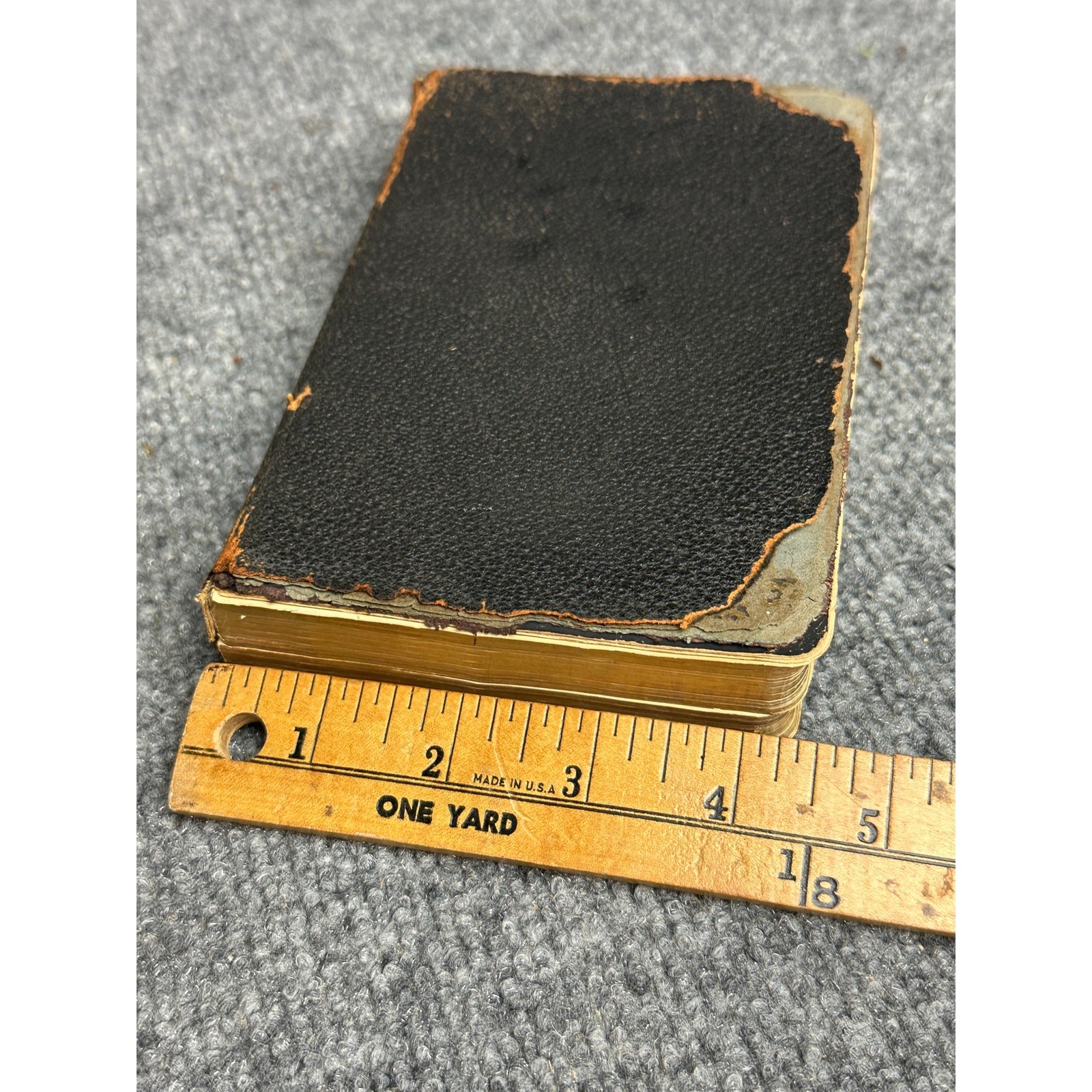 Antique 1920s Oxford KJV Holy Bible leather India paper Brevier 16mo pocket size