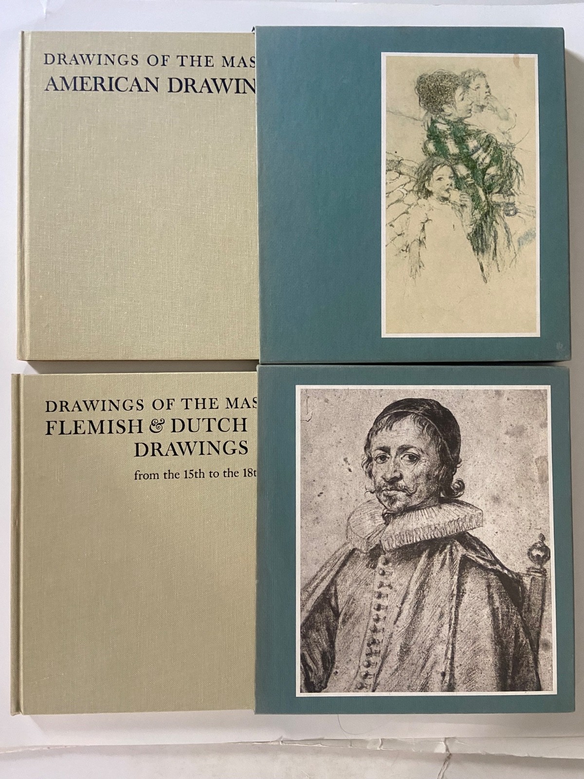 Drawings of the Masters Complete Set of 12 Hardcover Books in Slipcases 1960’s