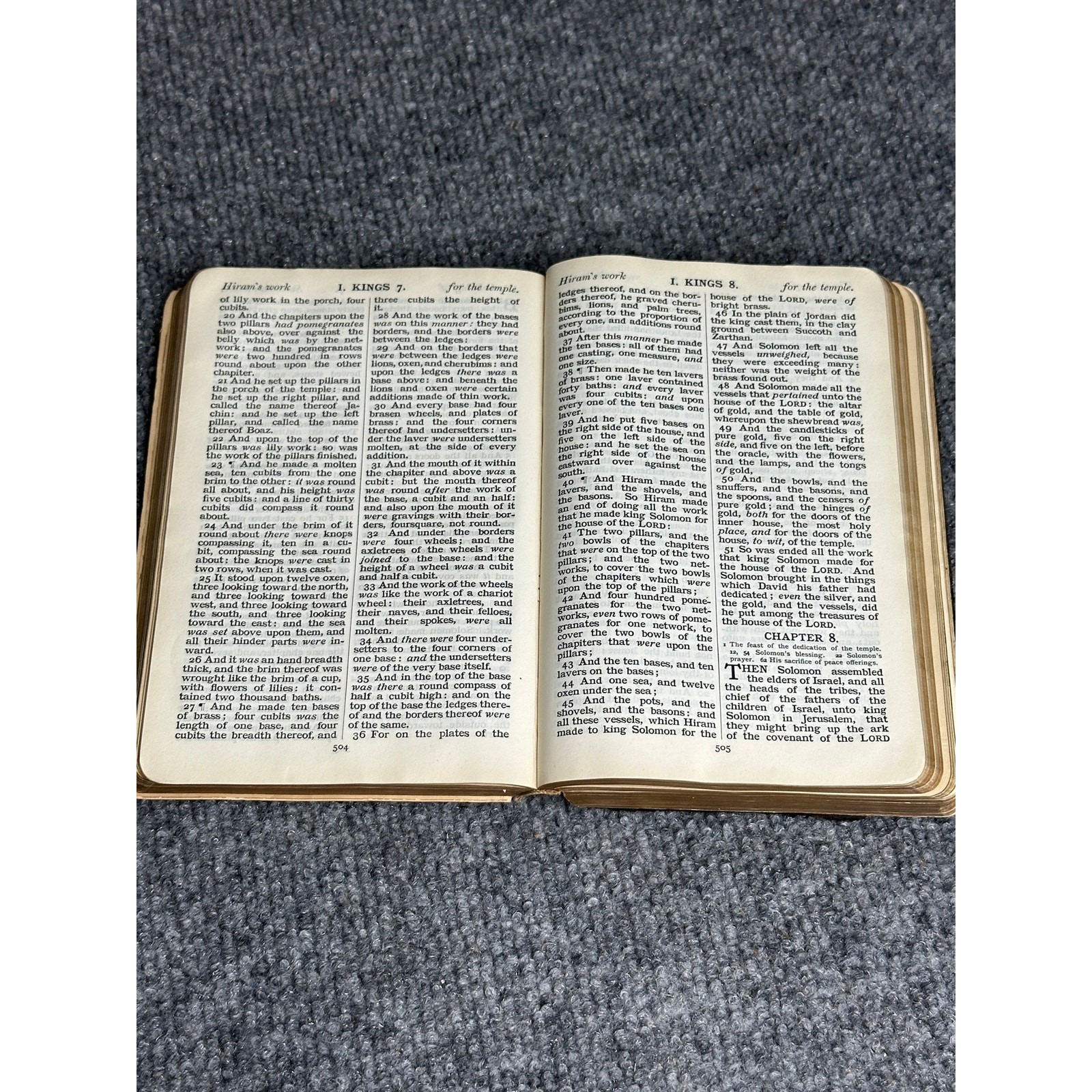 Antique 1920s Oxford KJV Holy Bible leather India paper Brevier 16mo pocket size