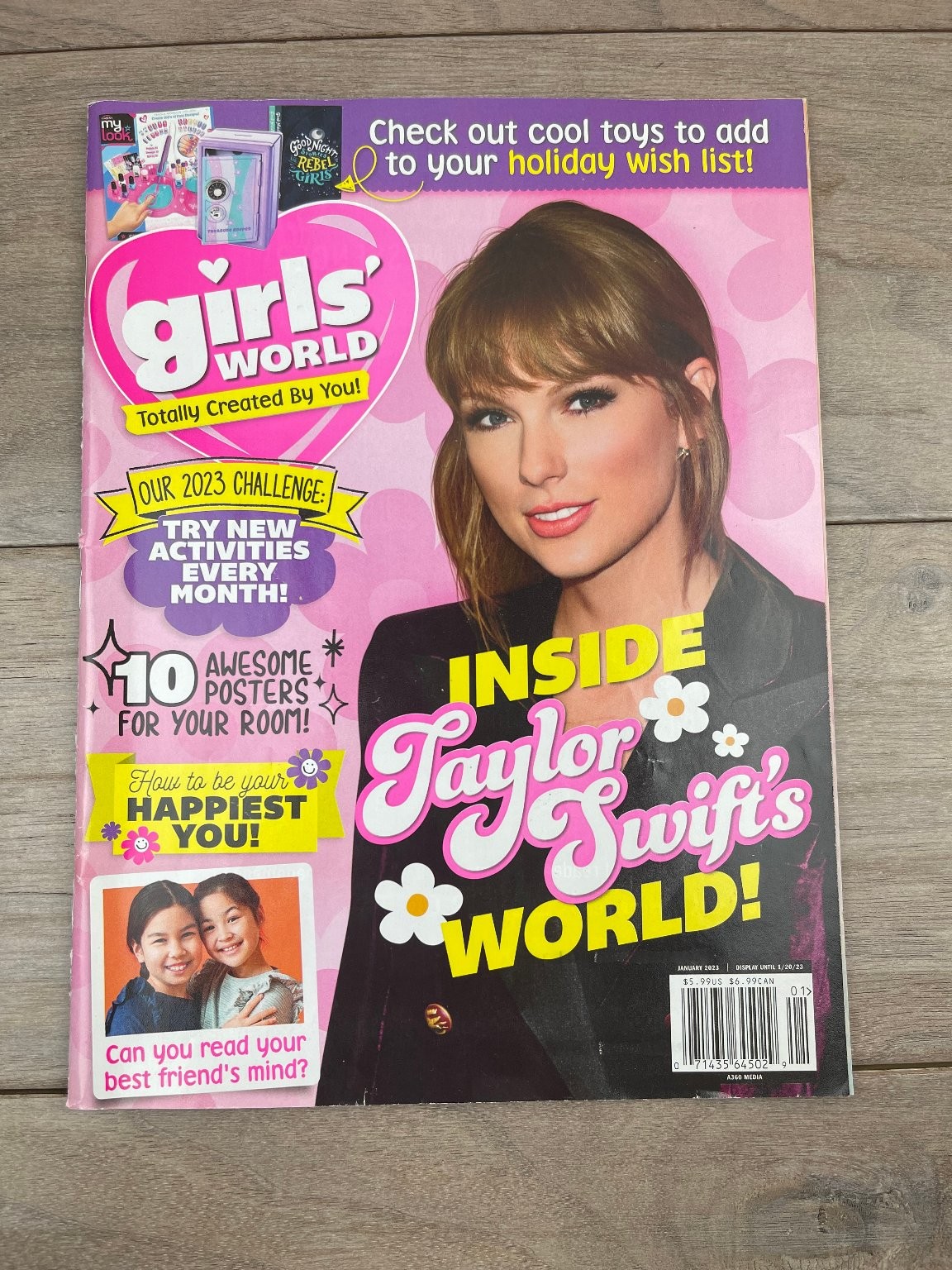 Girls’ World Magazine January 2023 Issue 01 Taylor Swift BTS A360 Media