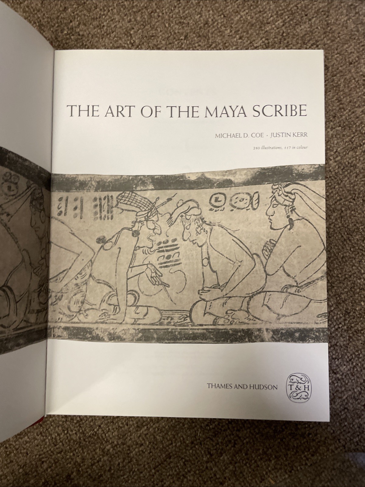 The Art of the Mya Scribe by Justin Kerr Hardcover 1997