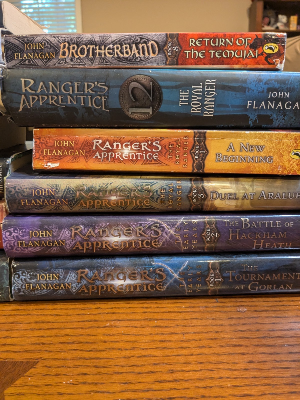 Lot 13 John Flanagan Rangers Apprentice Books 9 HC/DJ and 4 PB Gorlan Hackham