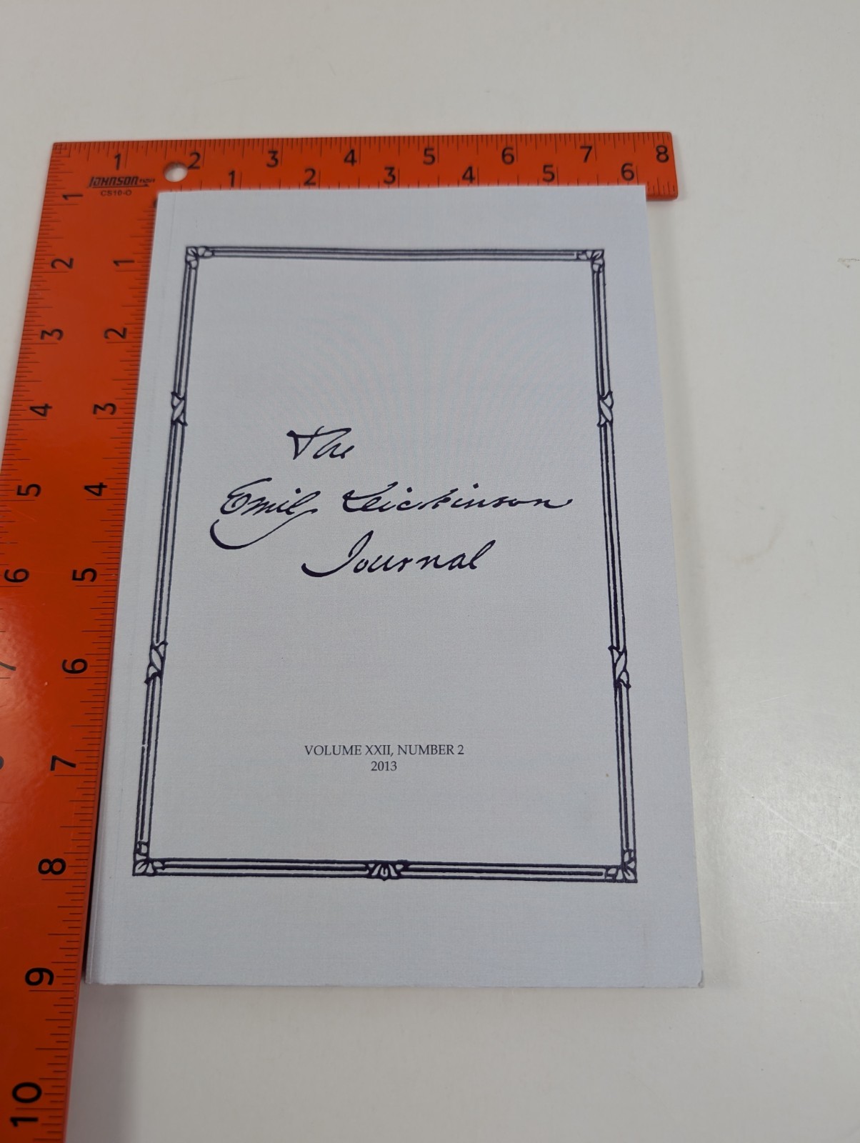 The Emily Dickinson Journal 2013 PB Johns Hopkins Univ. Press Vol XXII number 2