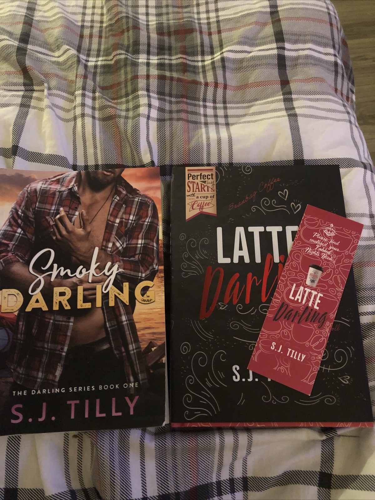 SJ Tilly Lot Of 2 Darling Series Books – Latte Darling Fabled Edition Signed