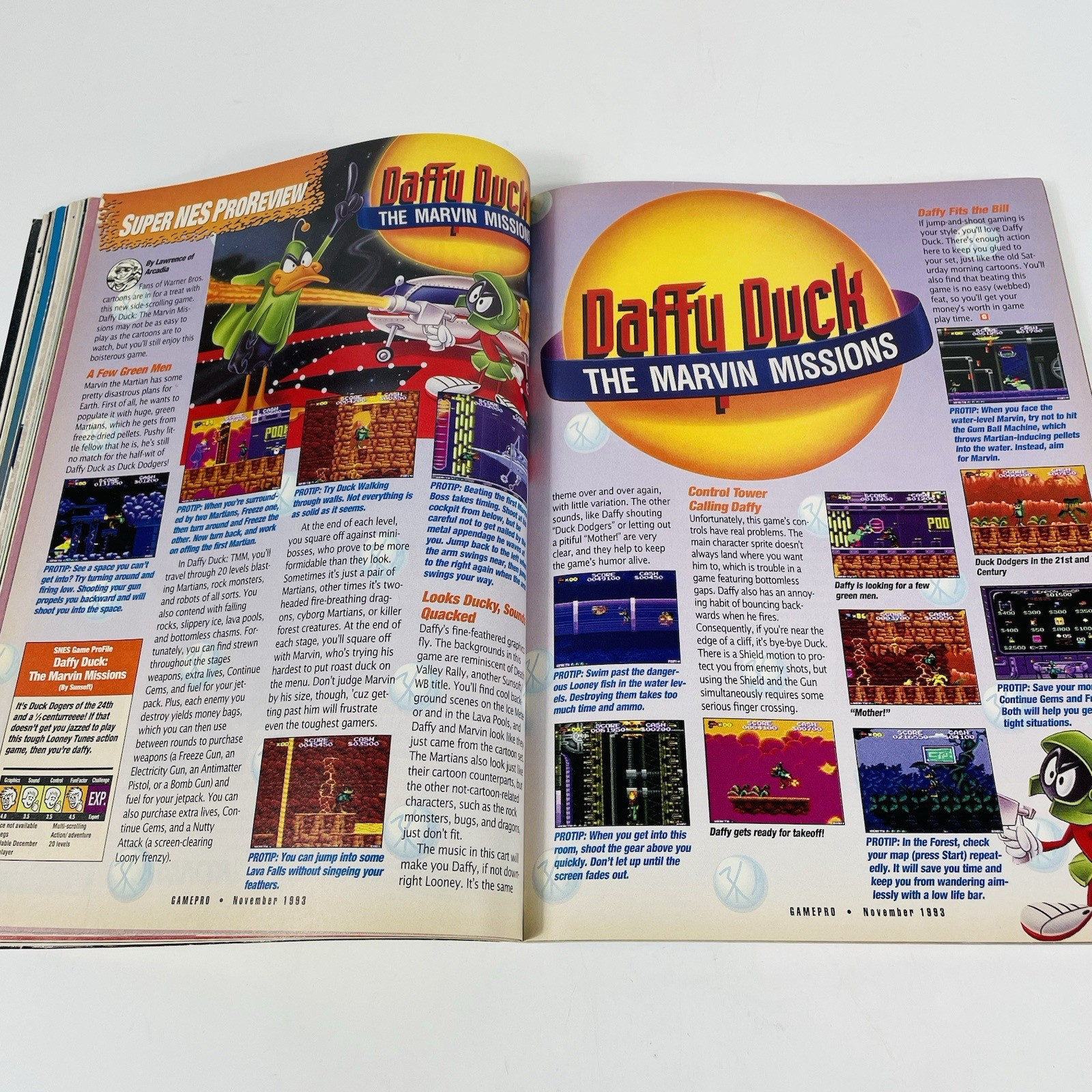 Gamepro Volume 5, #11, November 1993 Sonic Spinball and Sonic Chaos 272 pages