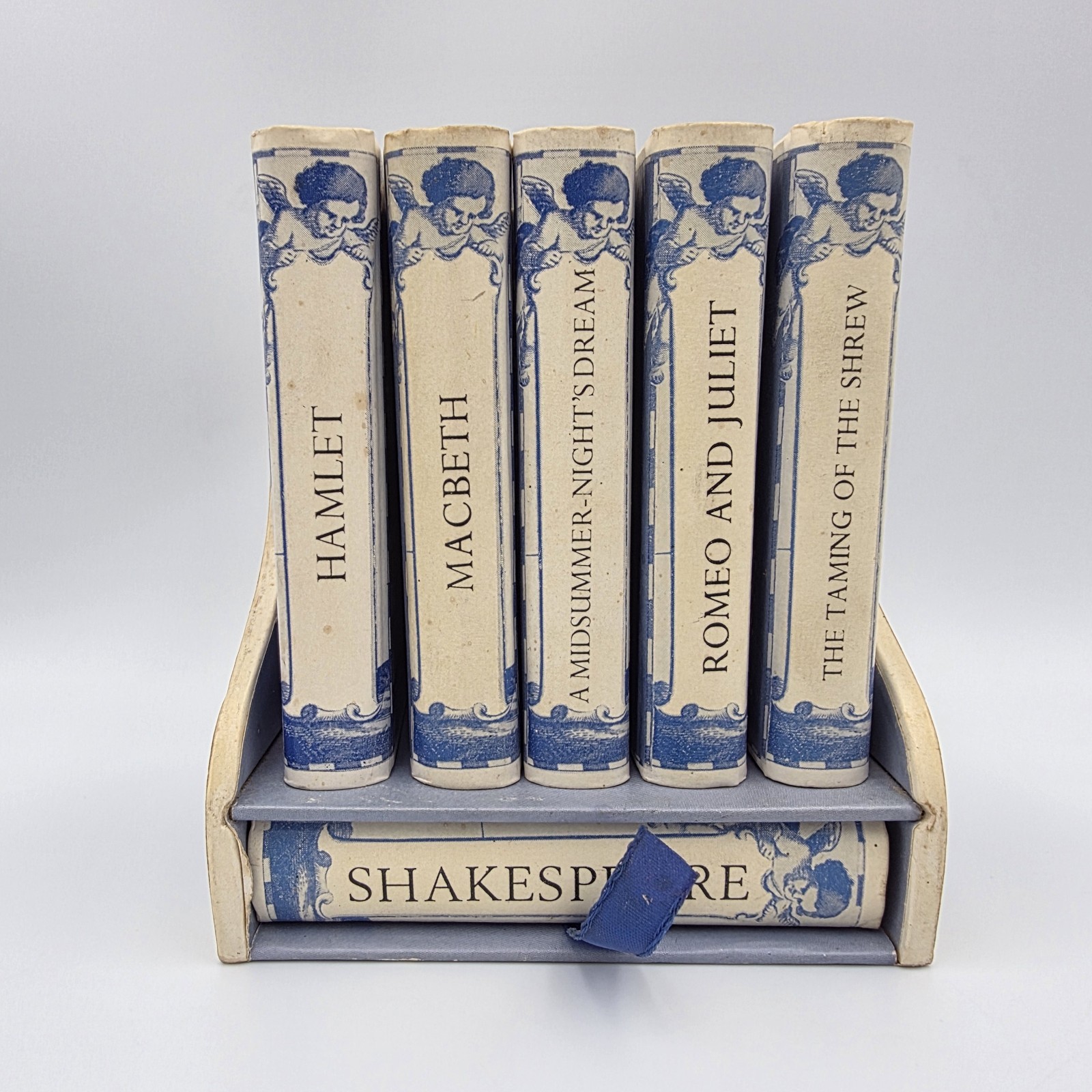 Vintage Shakespeare Midget Classics 6 Book Set Burgess & Bowes Unabridged Mini
