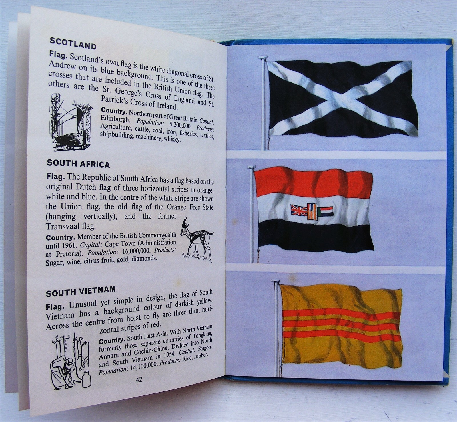 Vintage Ladybird Book – Flags – Recognition Series 584 – Good/VGC +FREE COVER+
