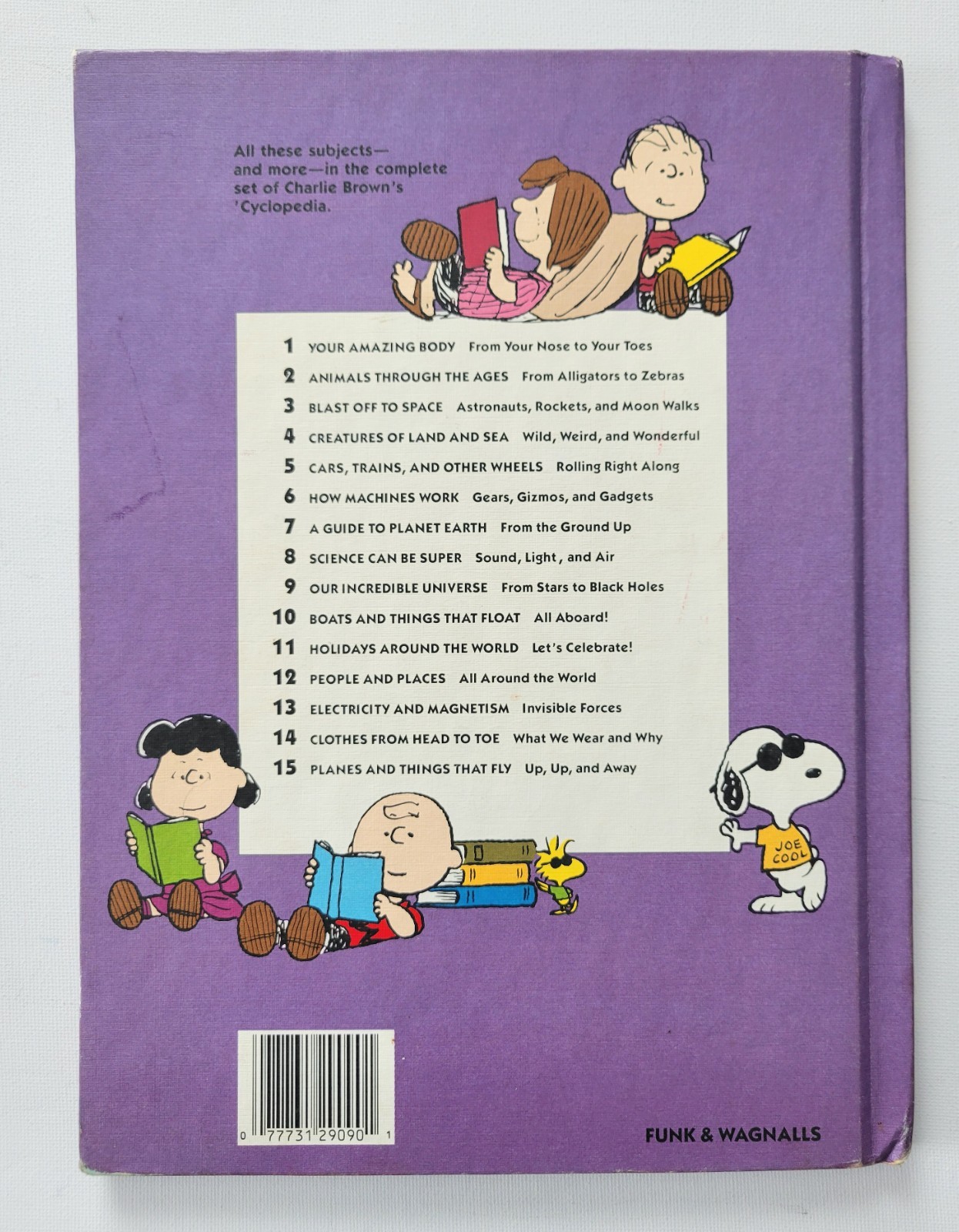 Vintage 1990 Charlie Brown’s ‘Cyclopedia HCs Lot of 5: Books 2 4 6 8 9