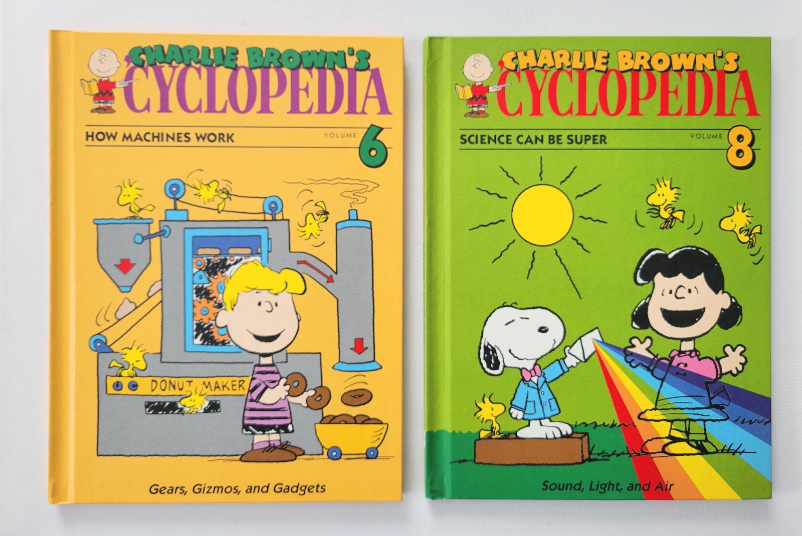 Vintage 1990 Charlie Brown’s ‘Cyclopedia HCs Lot of 5: Books 2 4 6 8 9