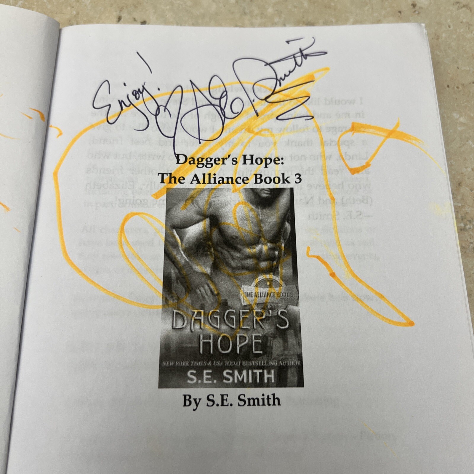 DAGGER’S HOPE: THE ALLIANCE By S. E. Smith **SIGNED BY AUTHOR**