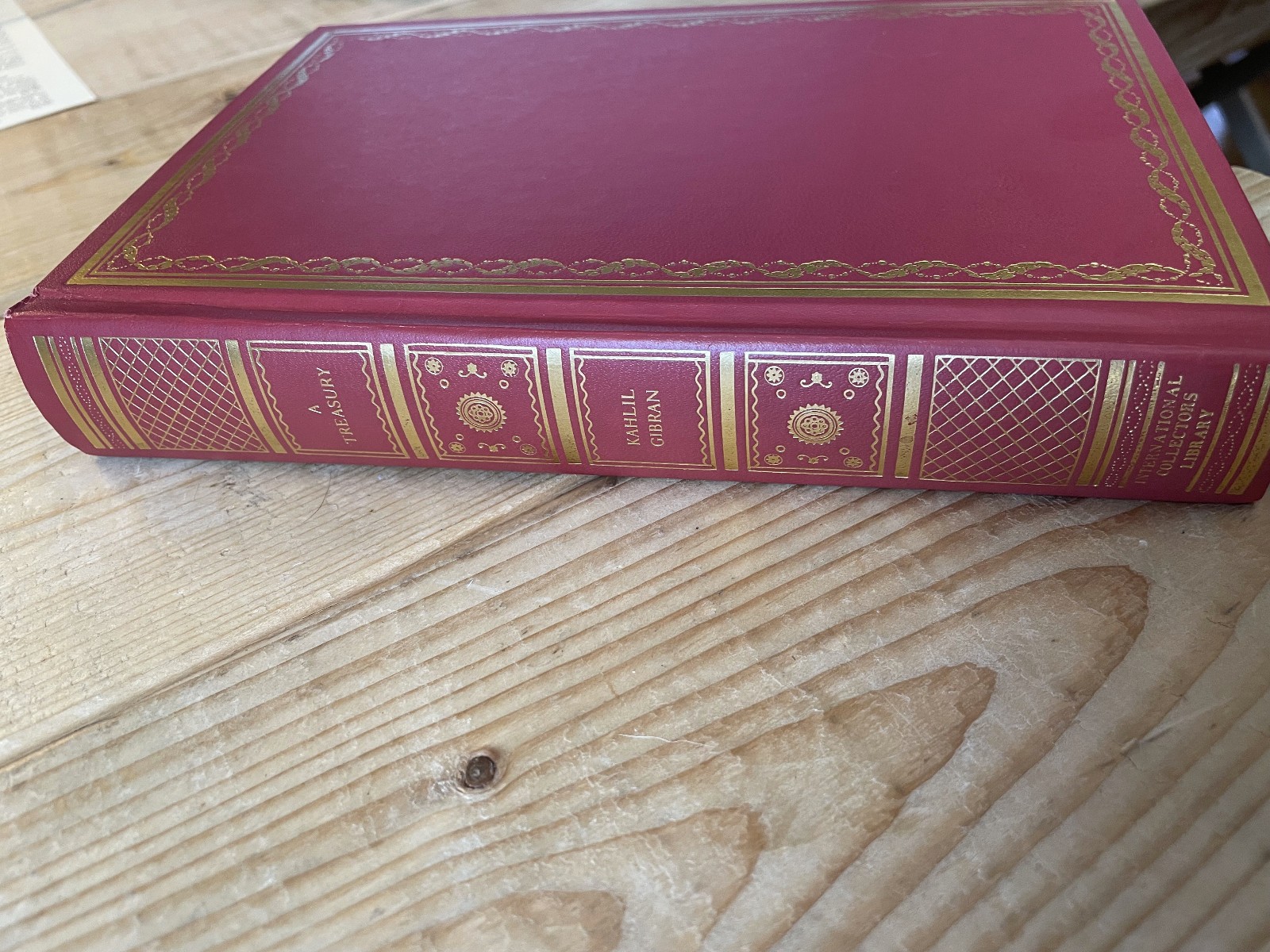 A Treasury of Kahlil Gibran Collector’s Edition 1951 HC Includes Mail Order Slip