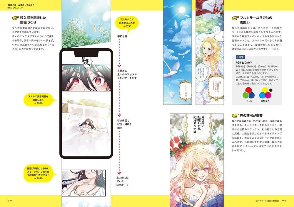 Book Vertical Scrolling Manga Textbook: Basics & Advanced… Japanese