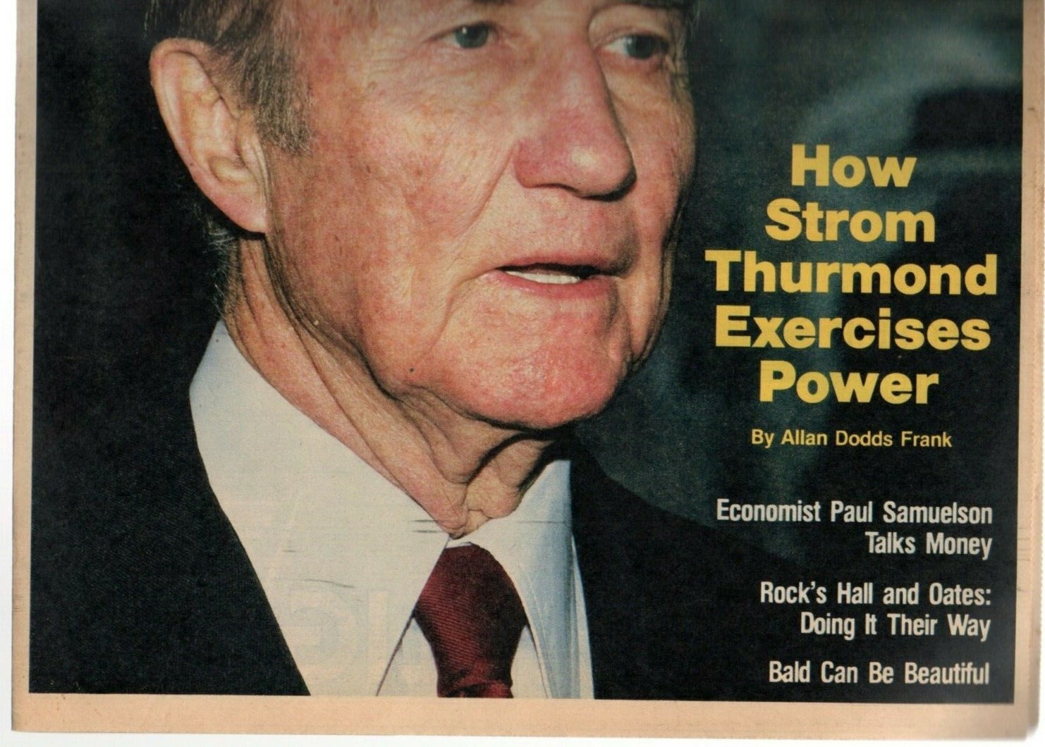 Family Weekly January 31 1982 Strom Thurmond Investment Tips Hall and Oates