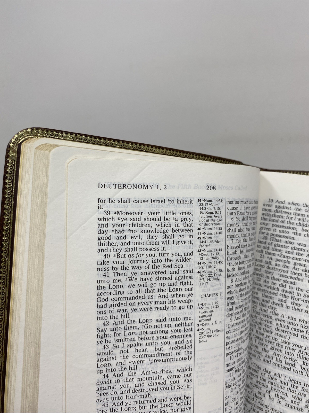 Rice Reference Bible KJV Genuine Cowhide Red Letter 1981 Nelson Limited Edition