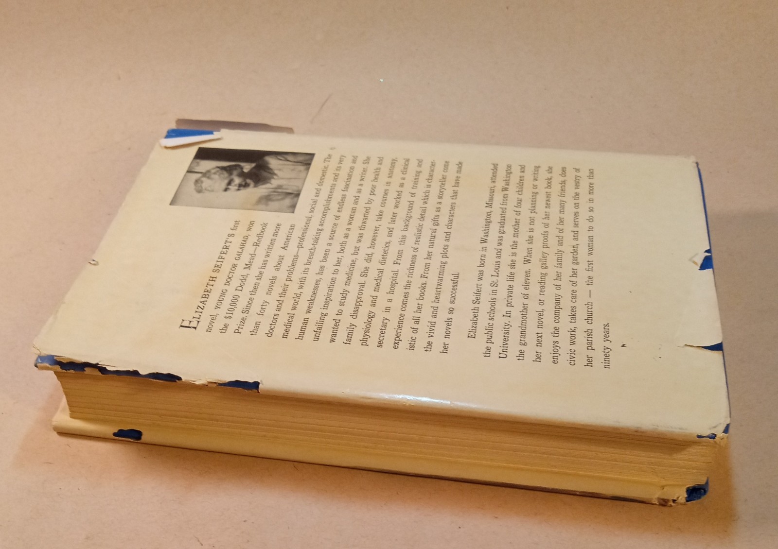 «Legacy For A Doctor» Novel. Vgt 1963. Elizabeth Seifert. 272 Pages. Sad Dust…