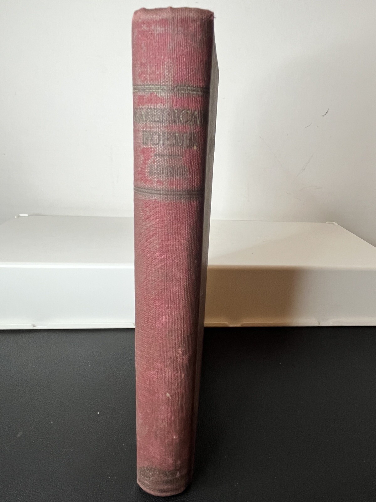 American Poems 1776-1922 Book Some Wear As Shown Writing On Some Pages Antique