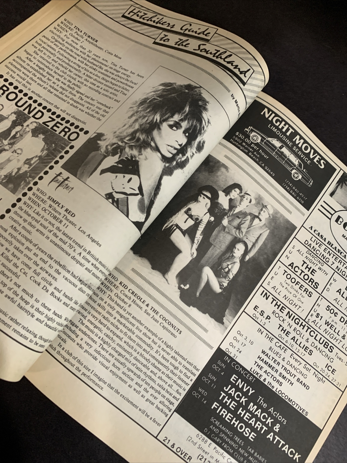 1987 Happening Magazine * Kenny Loggins * MOTLEY CRUE * OCT White Snake #RD-67