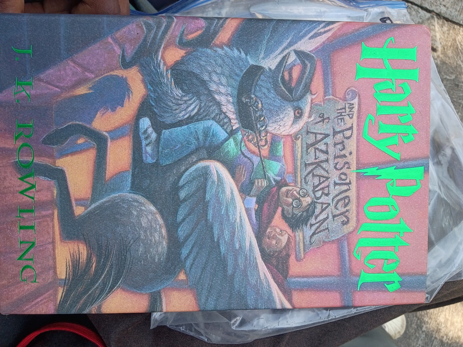 signed harry potter prisoner of Azkaban 1999 perfect condition