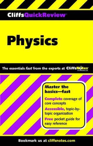 CliffsQuickReview Physics – Paperback By Adams, Scott – VERY GOOD
