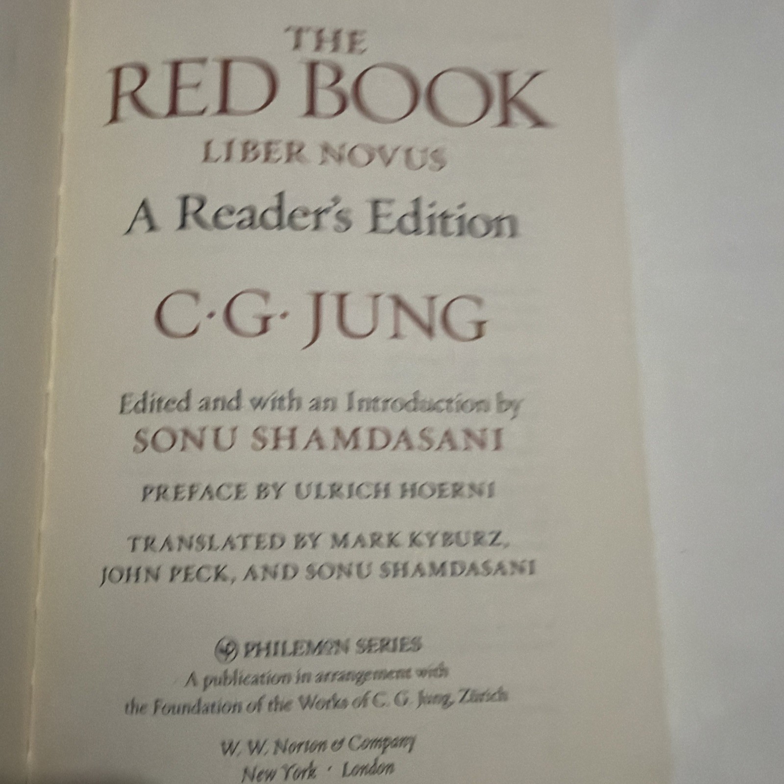 The Red Book Liber Novus English Reader’s Edition by Carl Gustav Jung New PB 11A