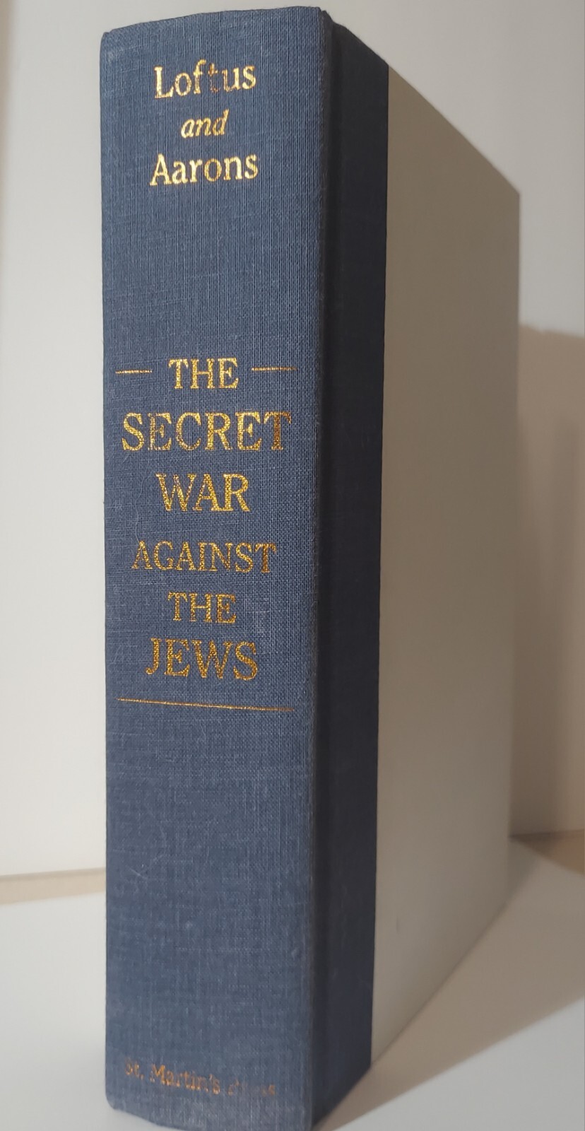 The Secret War Against The Jews Loftus & Aarons ’94 1st Ed. Signed Card OOAK Inc