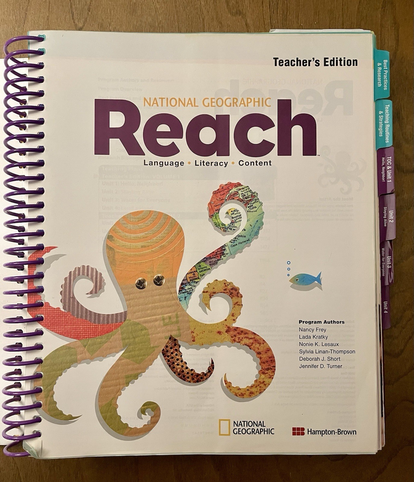 REACH: LANGUAGE, LITERACY, CONTENT (NATIONAL GEOGRAPHIC By Deborah J Short