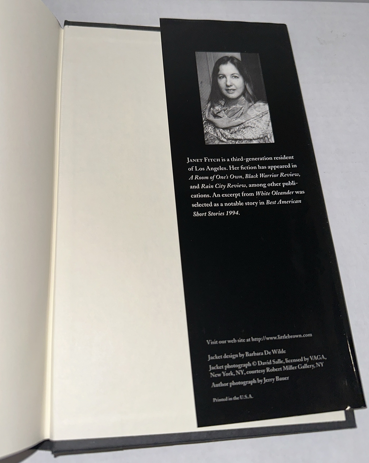 White Oleander By Janet Fitch (1999, 1st Edition Hardcover) Oprah’s Book Club