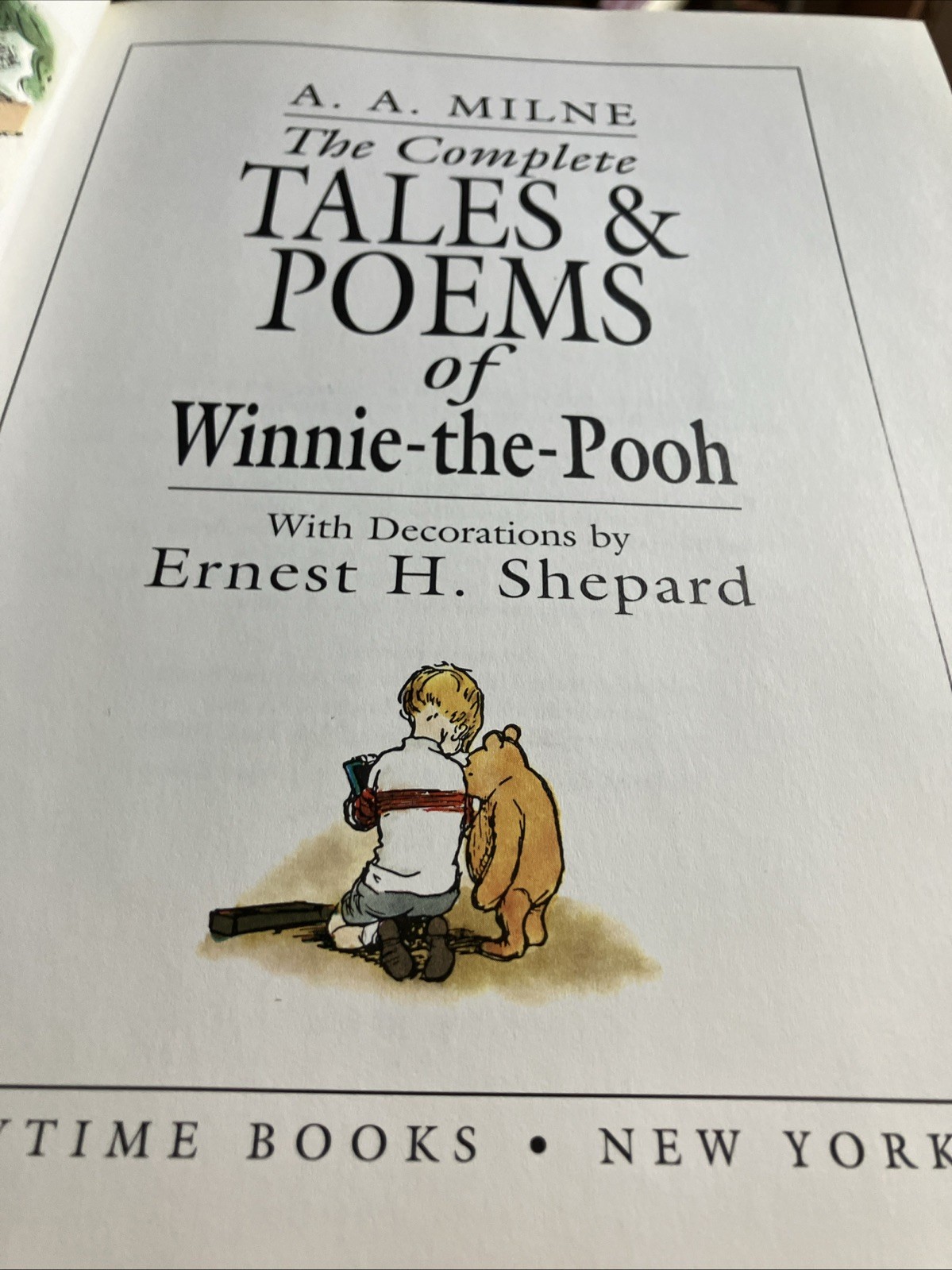 The Complete Tales of Winnie-the-Pooh Hardcover Book by A.A. Milne