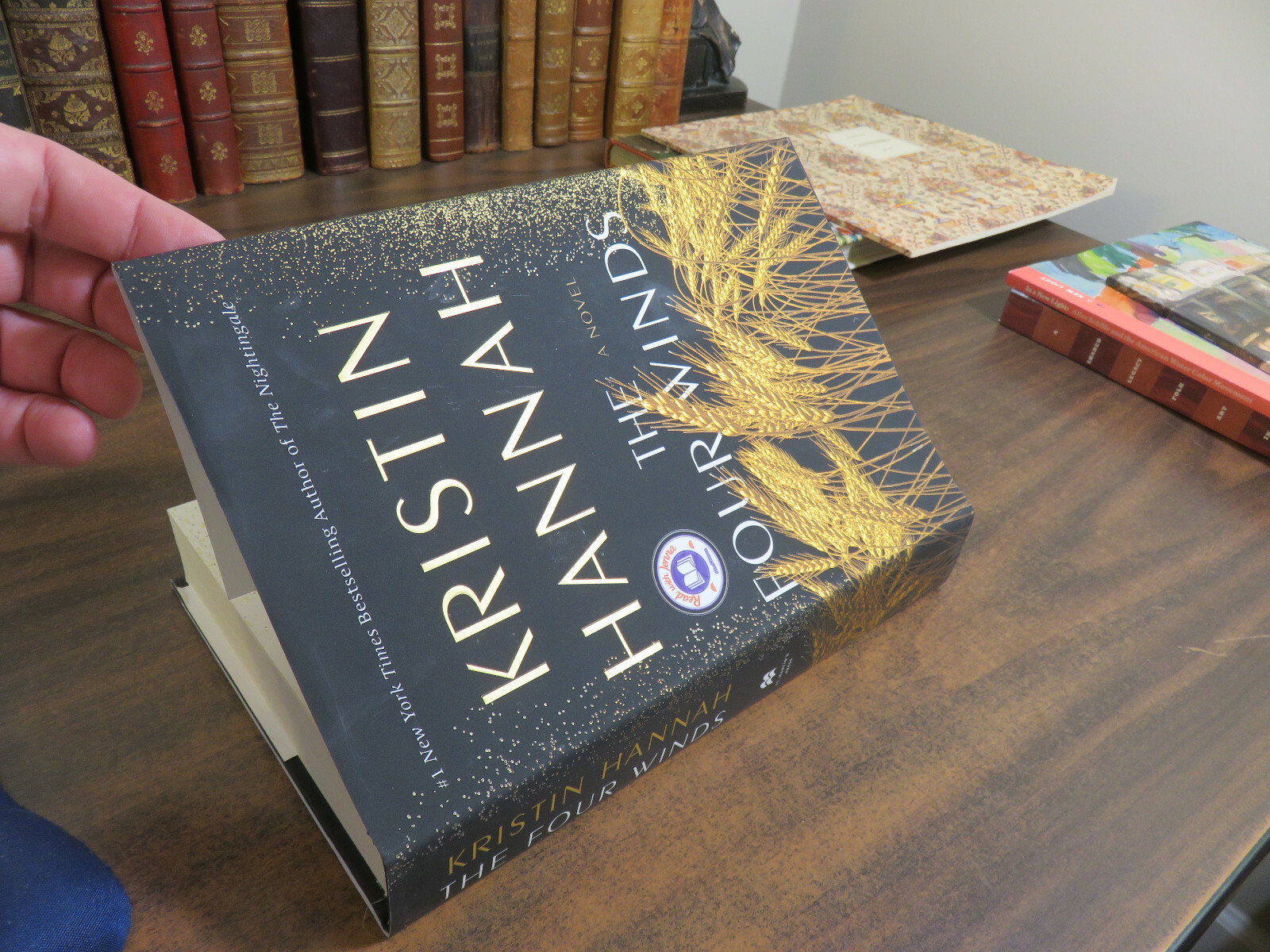 The Four Winds Kristin Hannah 9781250178602 HC 2021 with Signed Plate