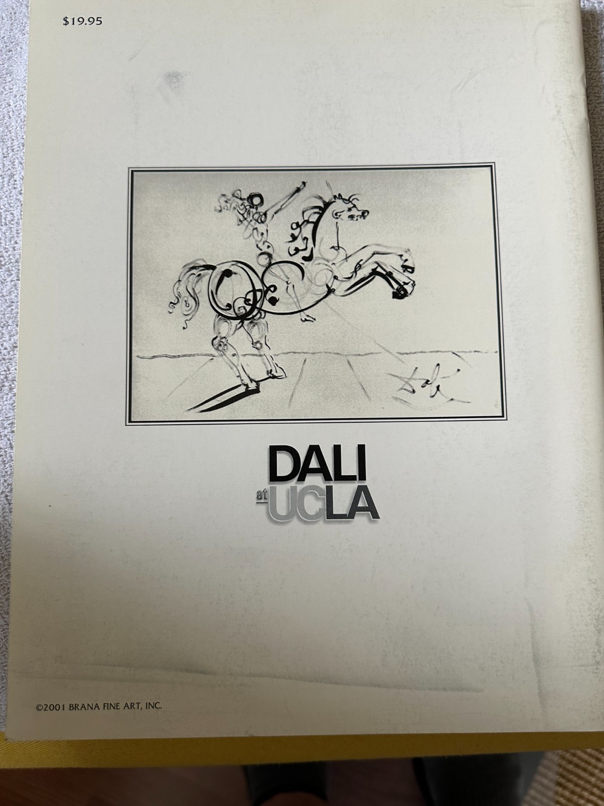 Title: Salvador Dalí – 2001 UCLA Exhibition Catalog + Archival Ephemera Bundle