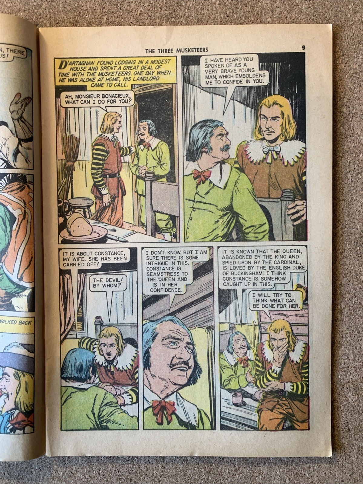 Classics Illustrated #1 The Three Musketeers FN Alexandre Dumas 1966, 48 pages