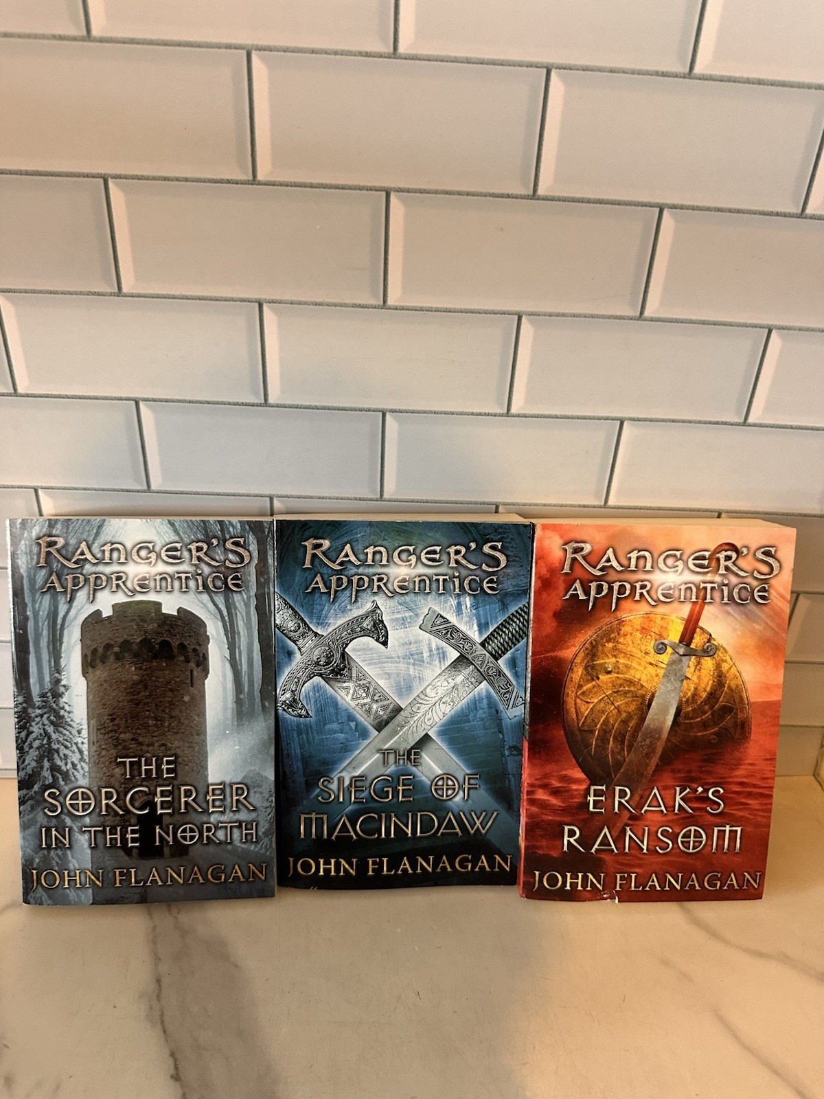 Ranger’s Apprentice Set Of 3 Paperback Books By John Flanagan (5-7)