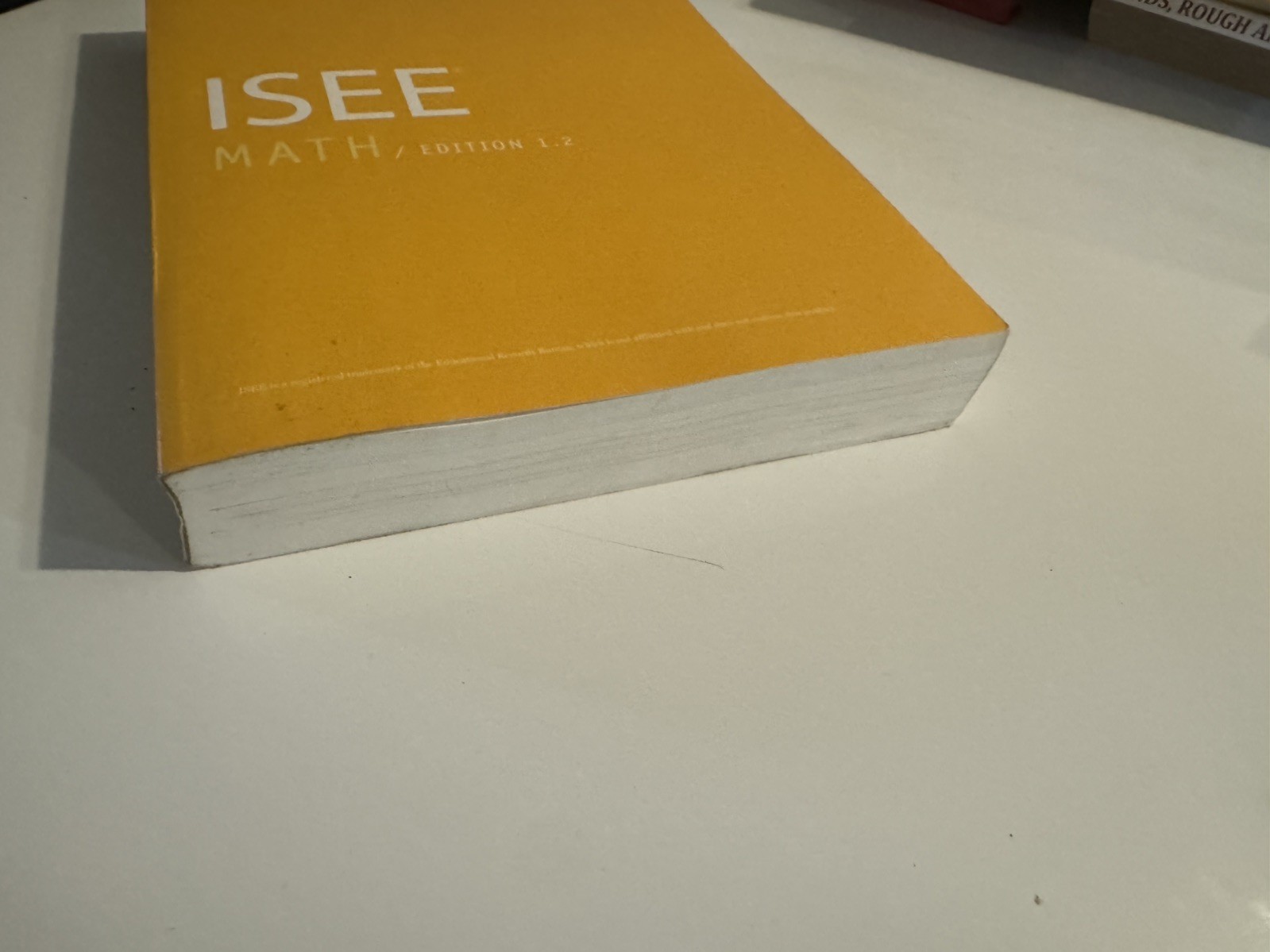 Ivy Global ISEE Math Edition 1.2 Prep Book – Pages Clean No Writing Inside Book