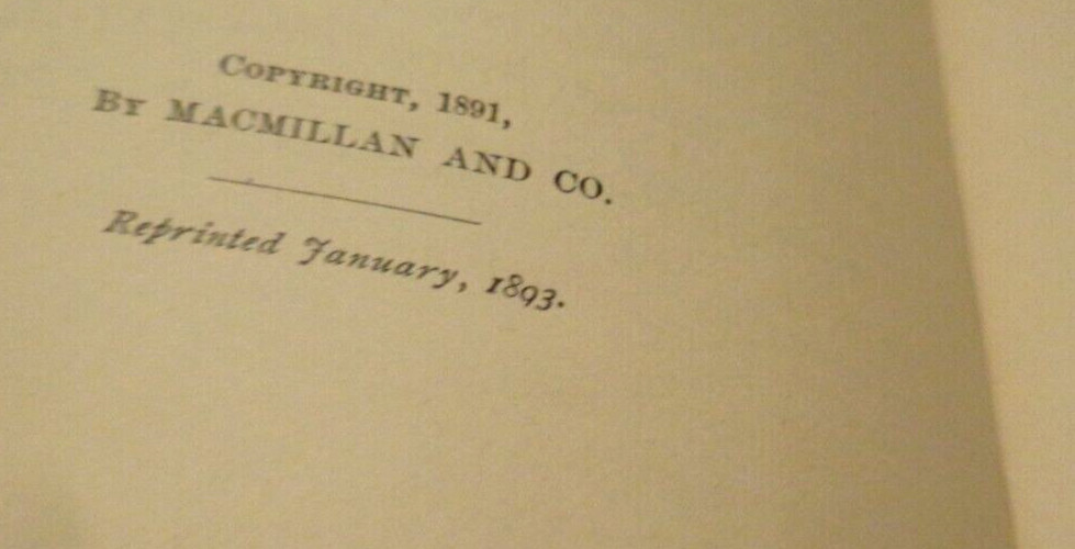 Antique 1893 HC Book Don Orsino F Marion Crawford 448 + pages Photo of Author