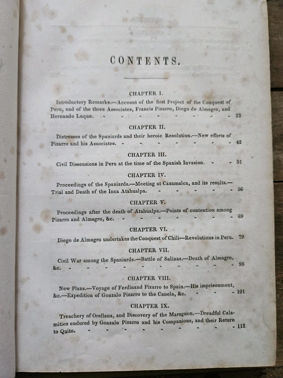 1846. History of the Conquest of Peru by the Spaniards by Don T. D. T. Y. Cosio