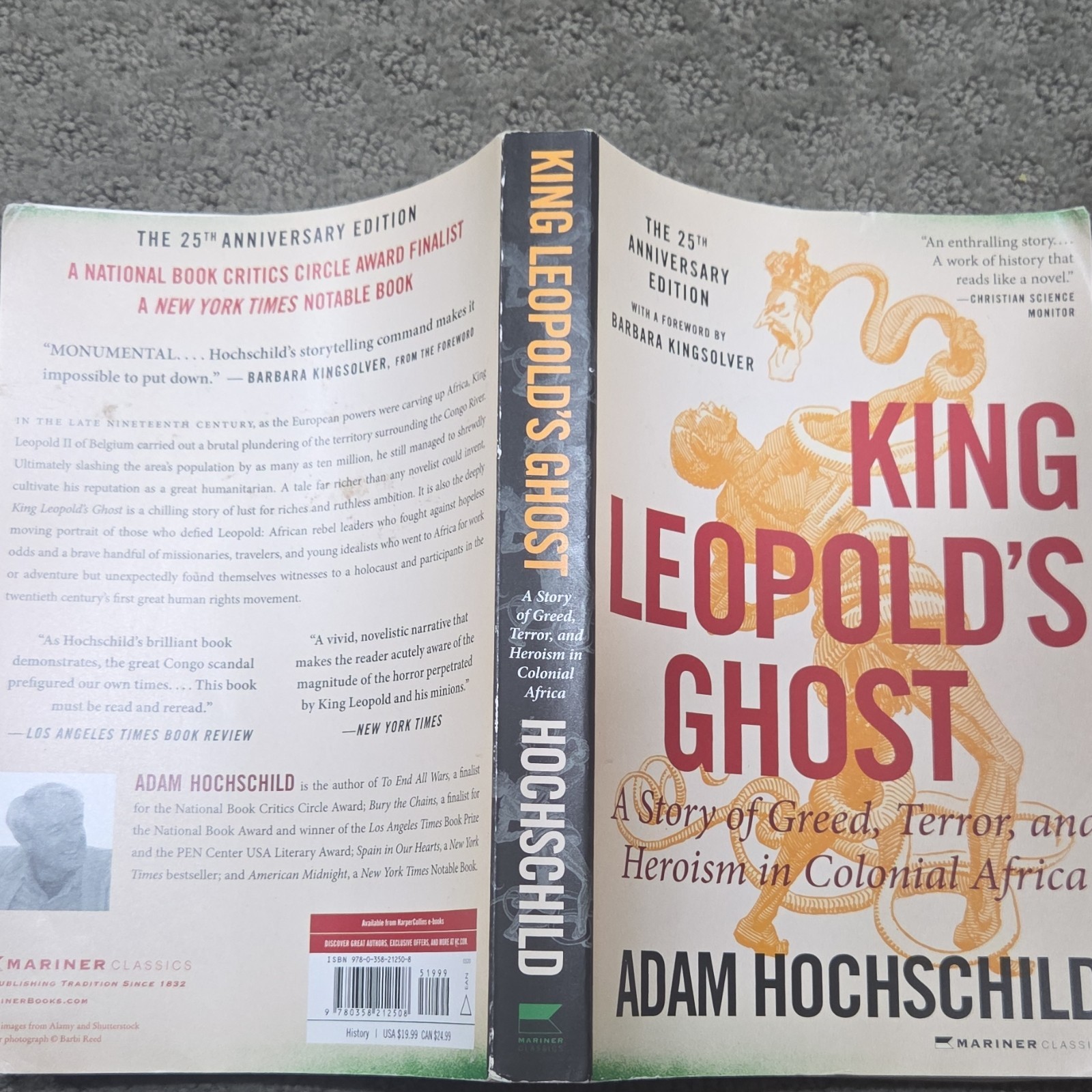 King Leopold’s Ghost by Adam Hochschild 25th Anniversary Trade Paperback Mariner