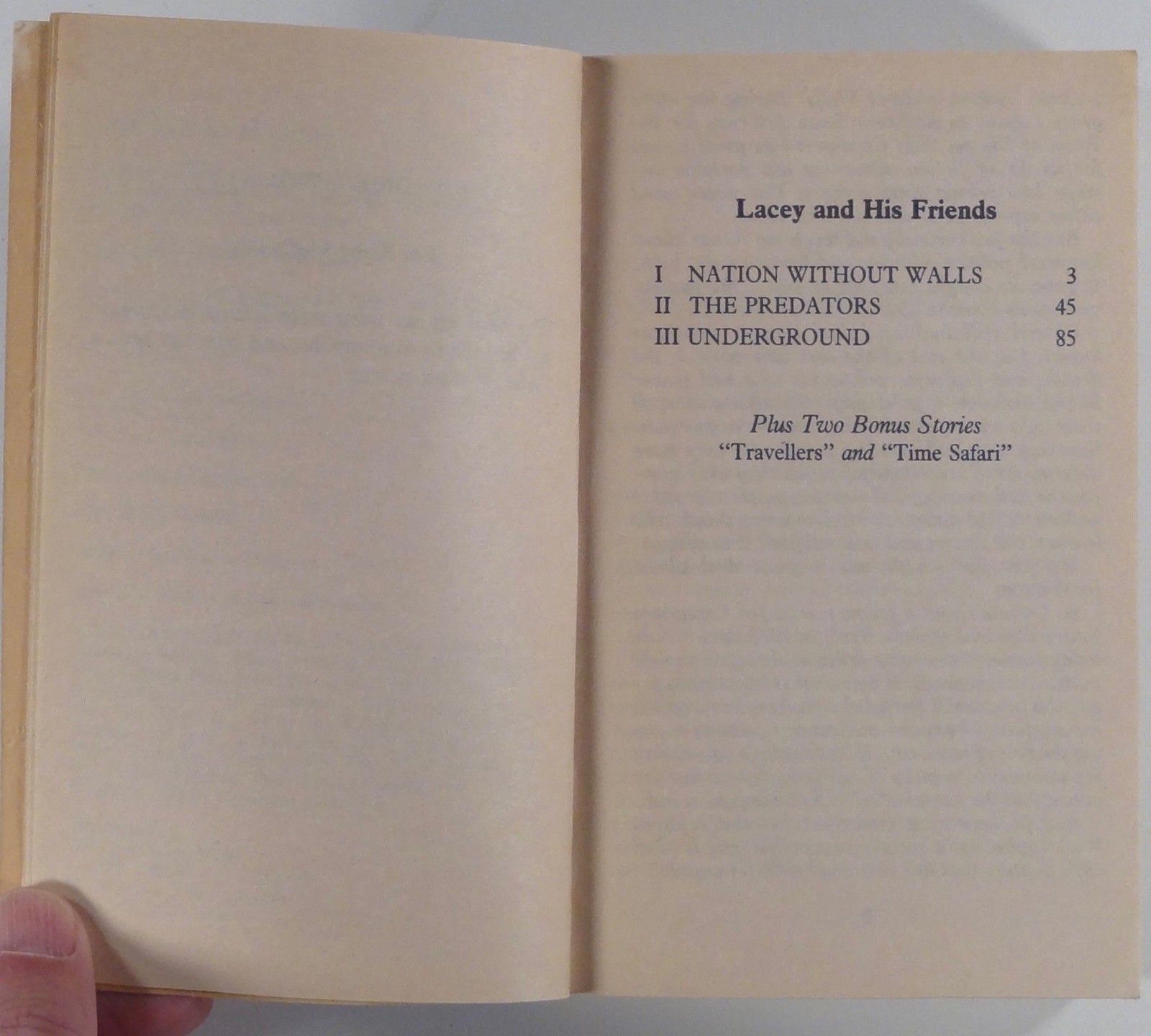 1986 David Drake LACEY & HIS FRIENDS science fiction cop drama BAEN