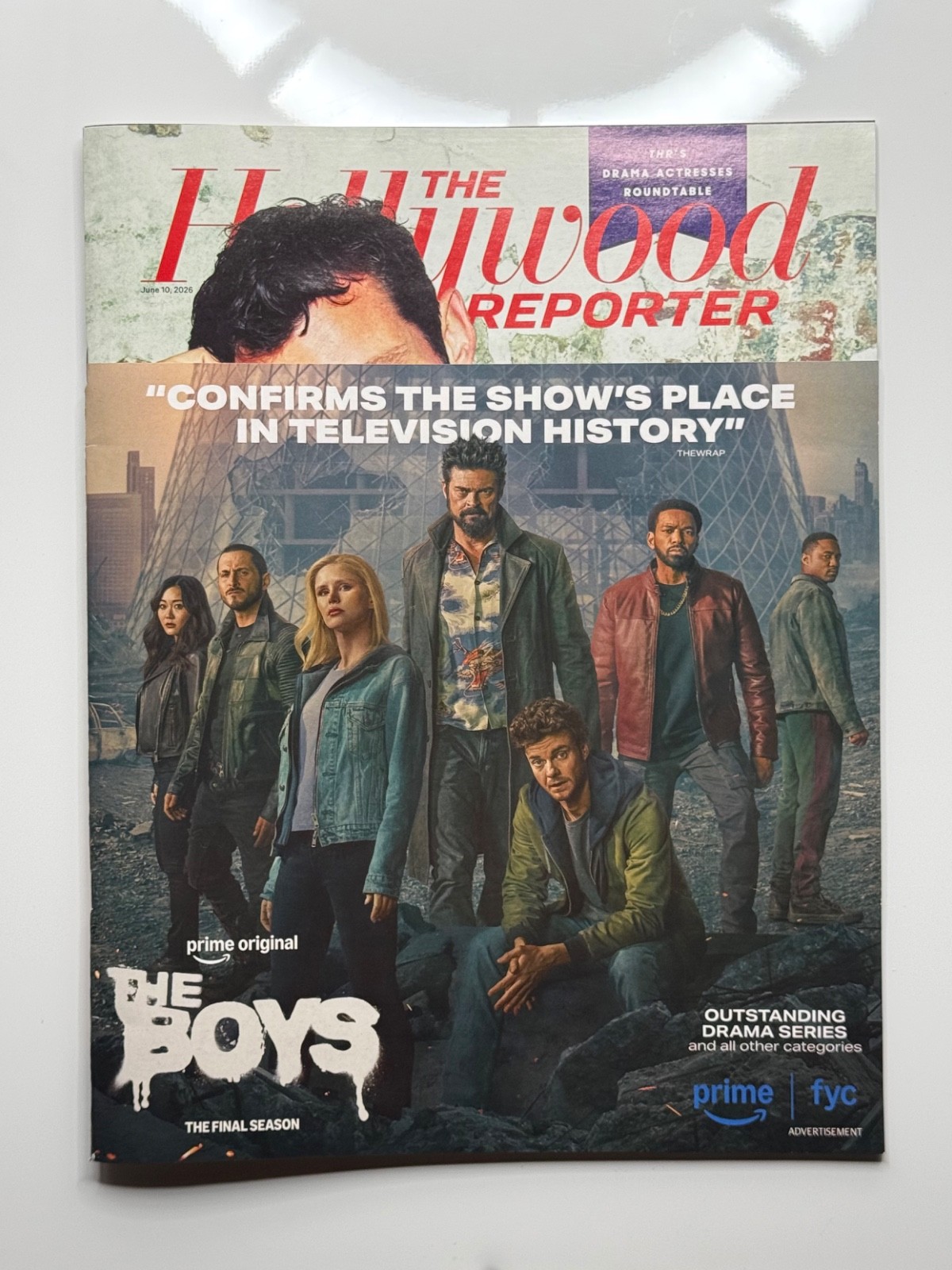 The Hollywood Reporter April 8 & June 10 2026 Homelander The Boys Antony Starr