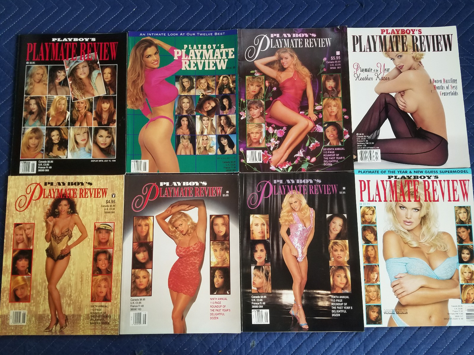 8 Playboy Press Special Editions PLAYMATE REVIEW from 1990’s
