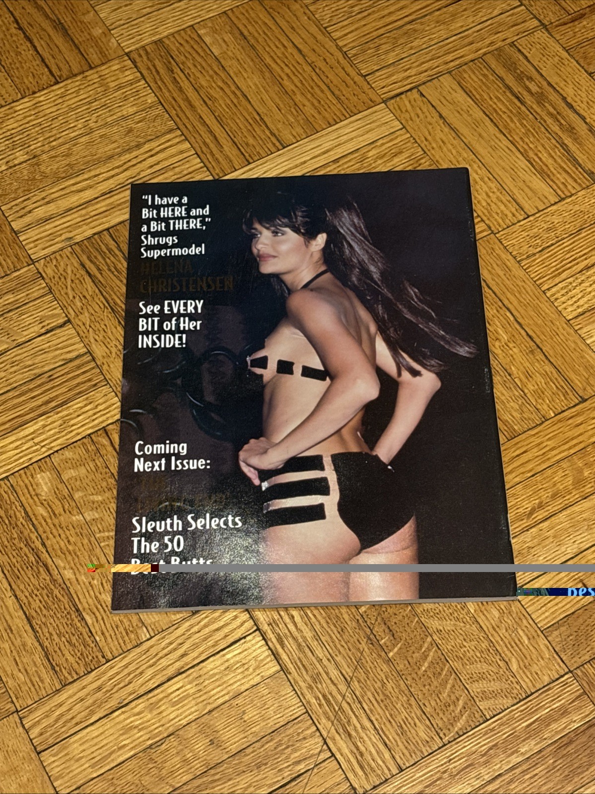 Vintage Celebrity Exposé Magazine Cindy Crawford Elle Helena Christensen